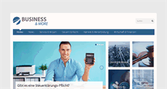 Desktop Screenshot of businessandmore.de