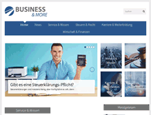 Tablet Screenshot of businessandmore.de